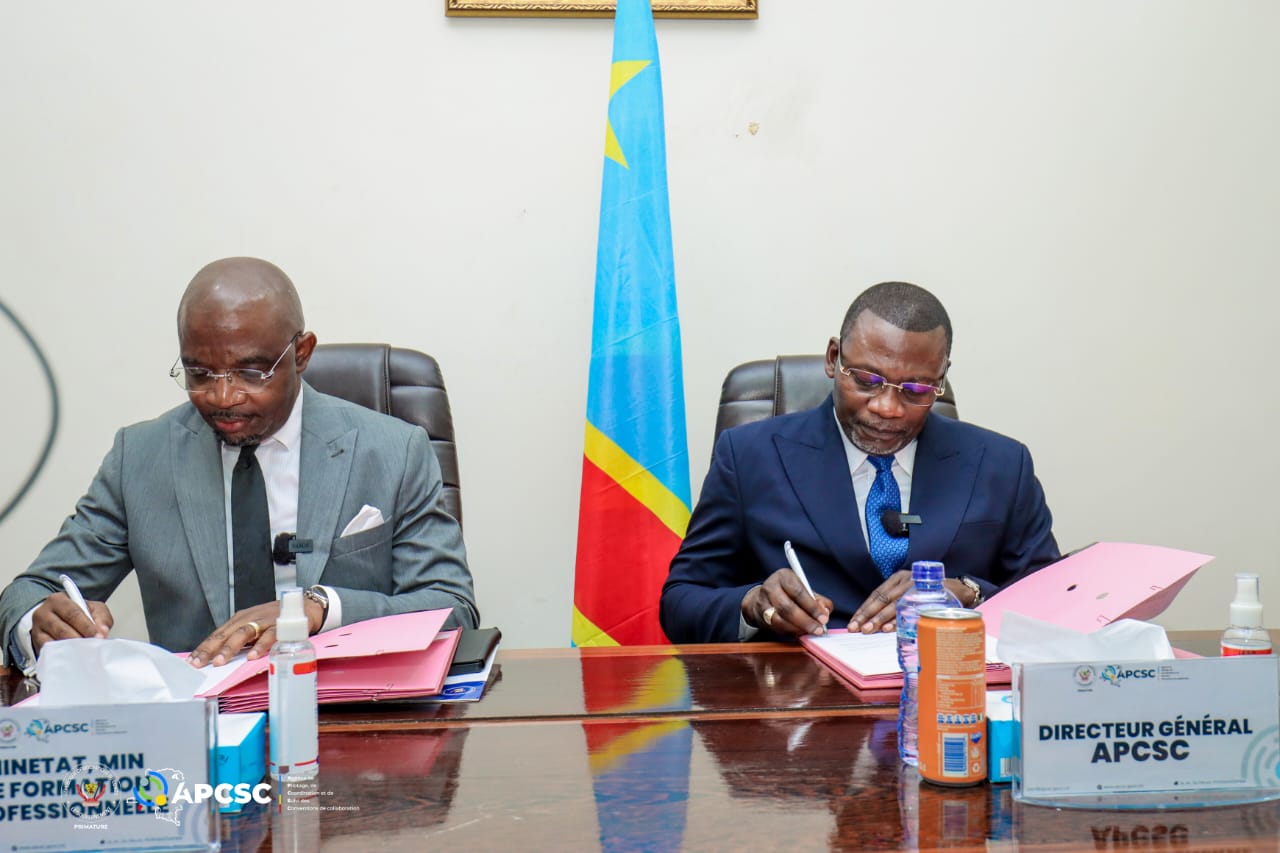 Formation professionnelle : signature d’un protocole d’accord avec l’APCSC