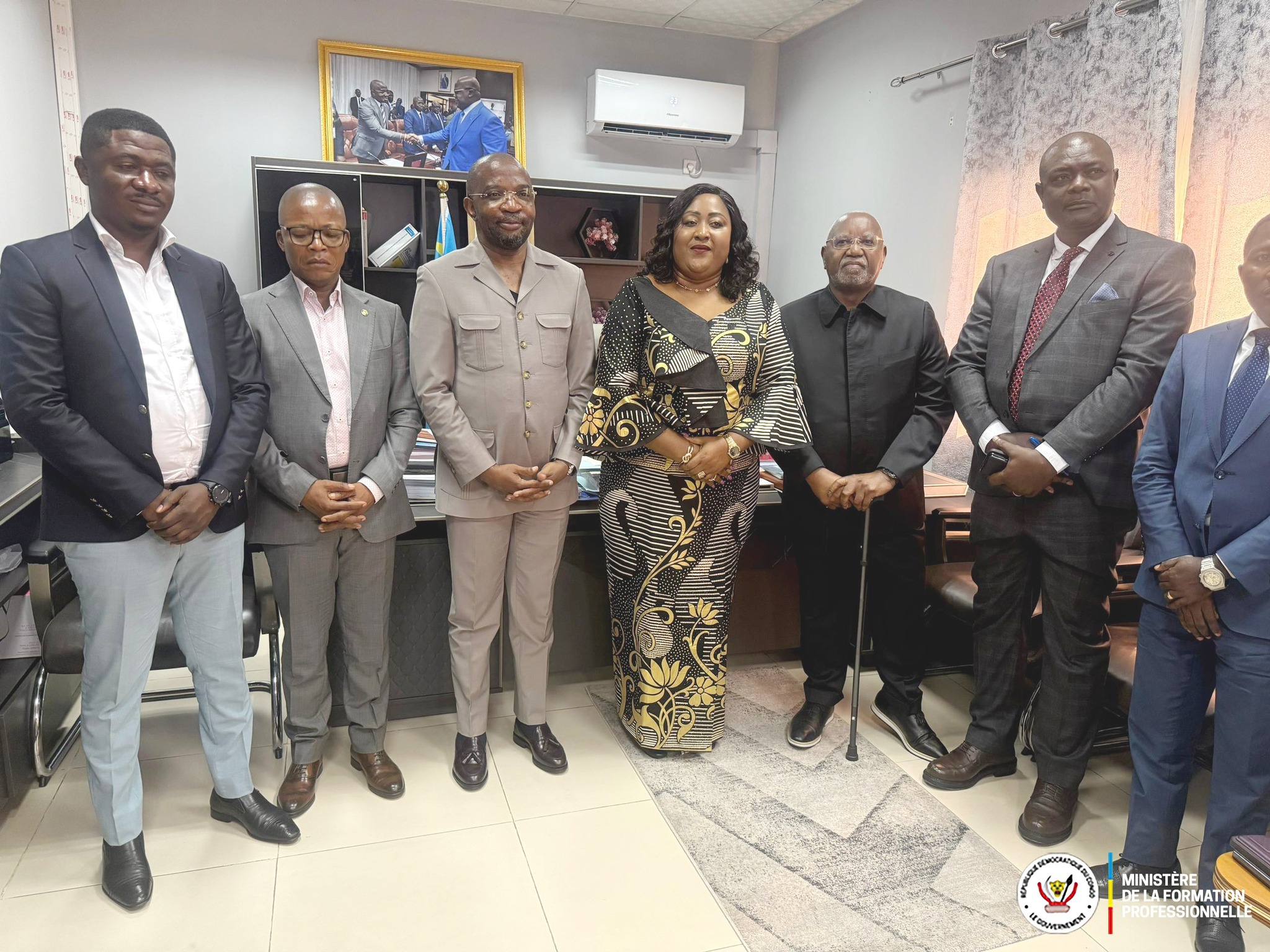 MINISTRE EKILA S’ENTRETIEN AVEC LES AUTORITÉS DE LA PROVINCE DU HAUT-LOMAMI